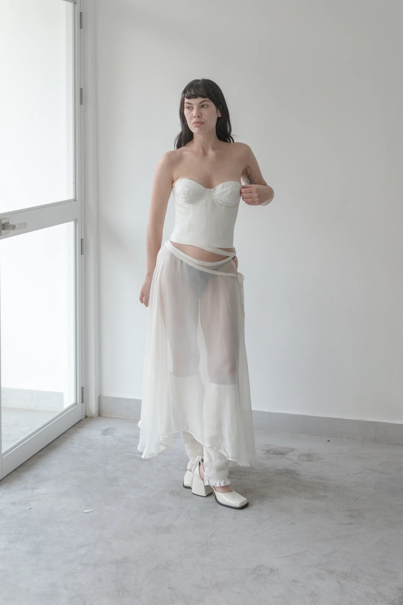 Silk Chiffon Ballet Skirt