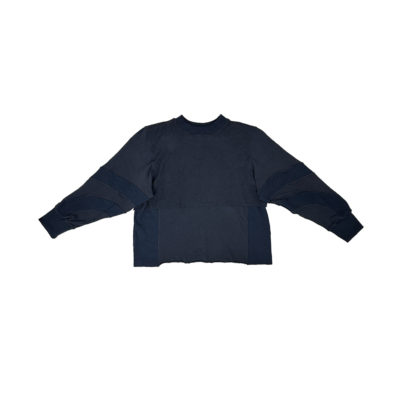 Sweatshirt Rr Lr Rs Am in Blue with Rib by Espiritu Club